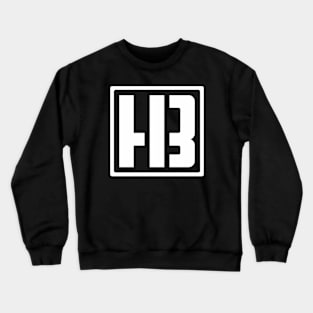 Haunted Birthday Minimalist Logo (white) Crewneck Sweatshirt